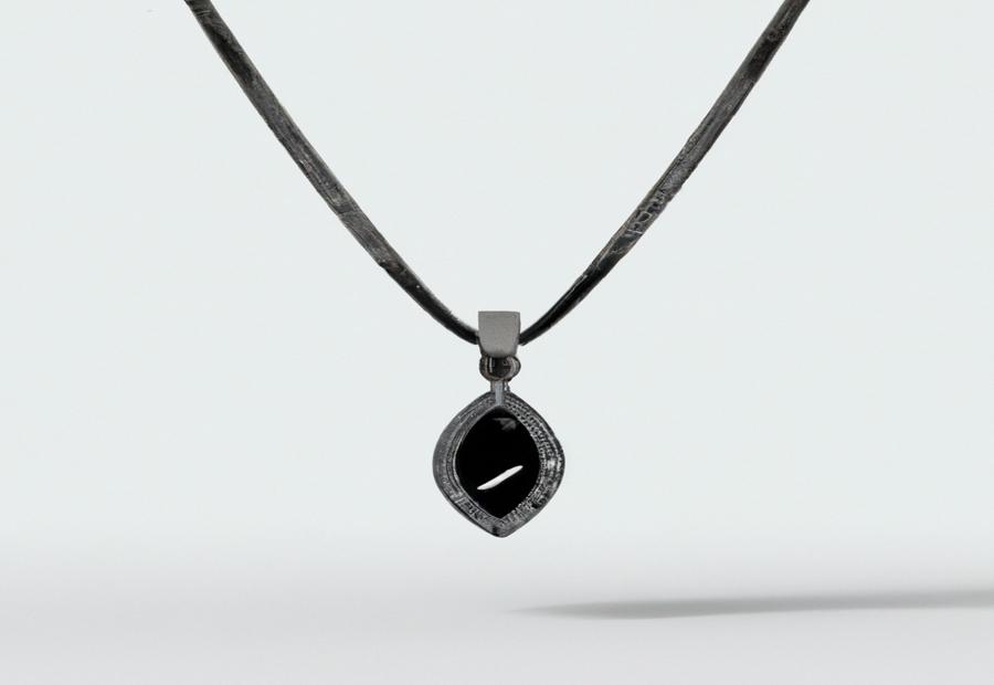 Collection of Black Diamond Pendant Necklaces 