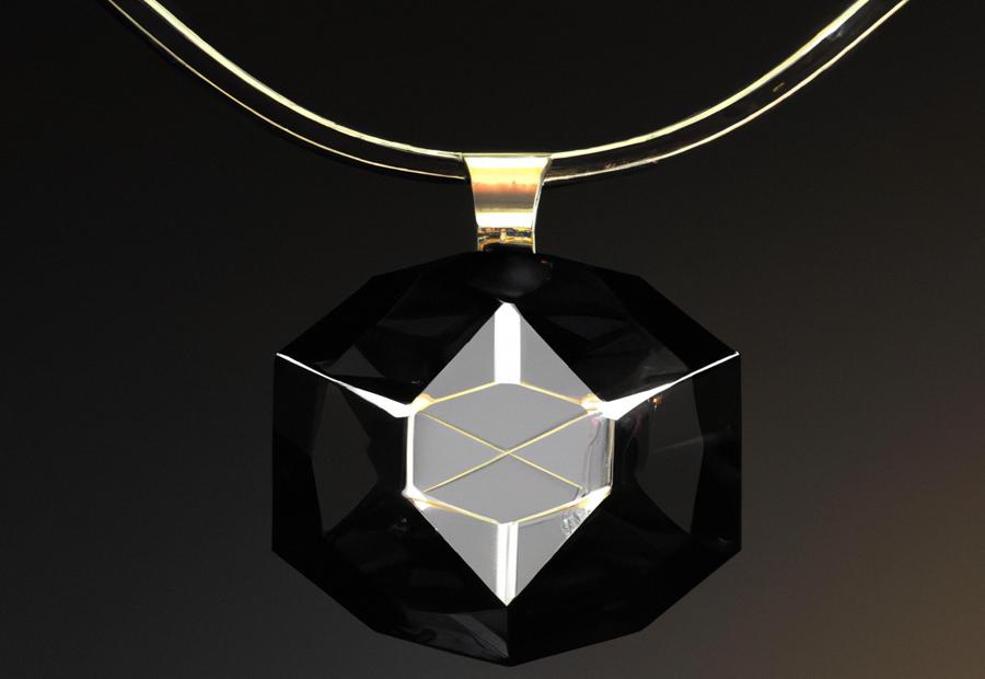 Customization options available for black diamond pendants 