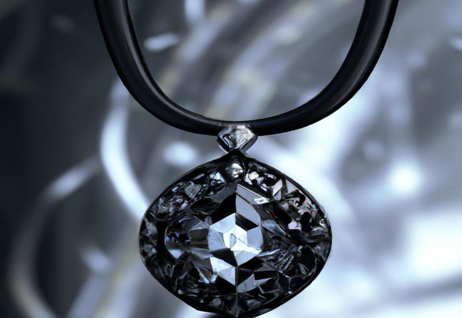 What are black diamond pendants? 
